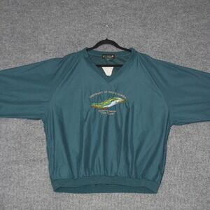 OFCOURSE University of South Florida Pullover Womens L Green Golf The Claw